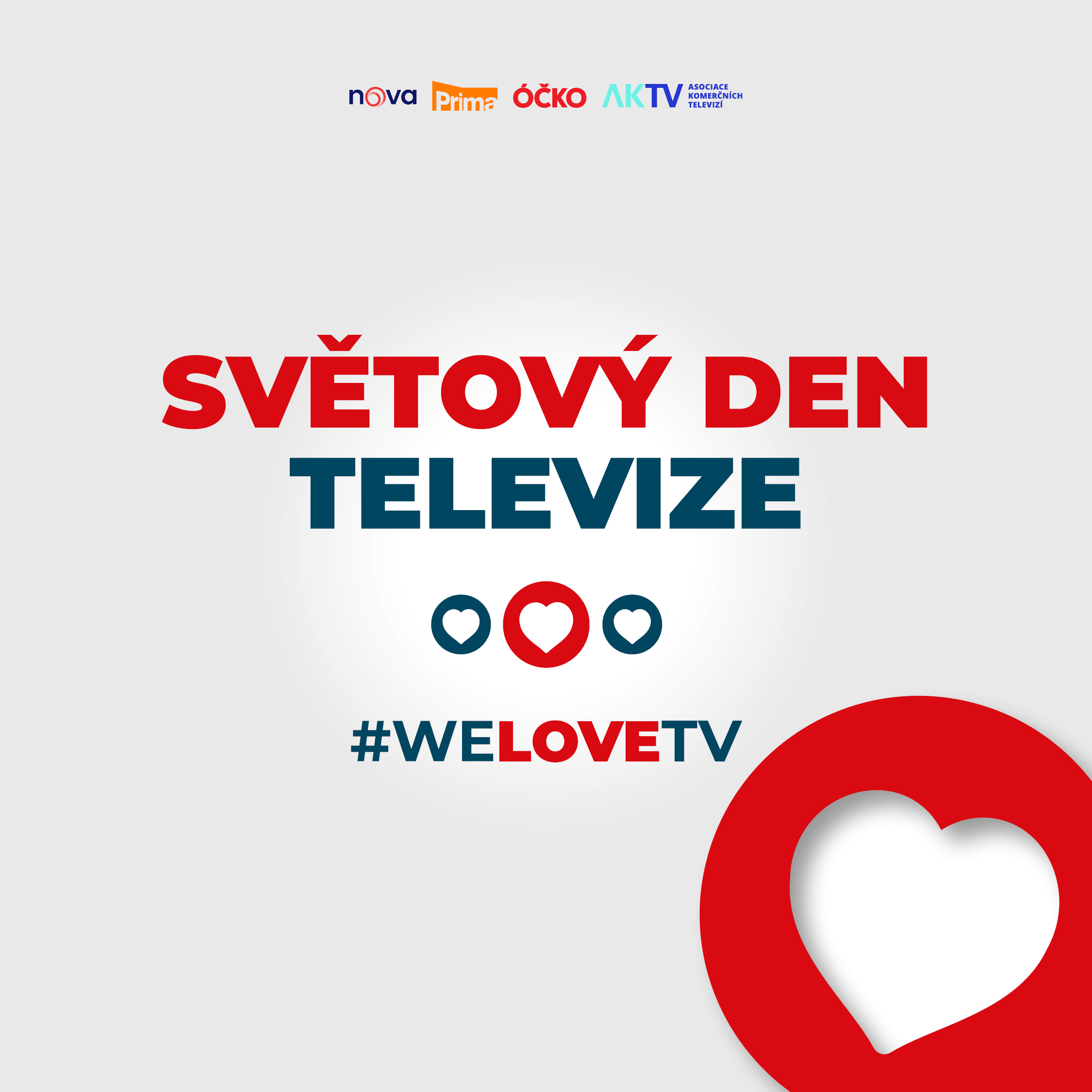 ASOCIACE KOMERČNÍCH TELEVIZÍ SLAVÍ SVĚTOVÝ DEN TELEVIZE  SPOLEČNÝM SPOTEM A PESTRÝM PROGRAMEM PRO PARTNERY